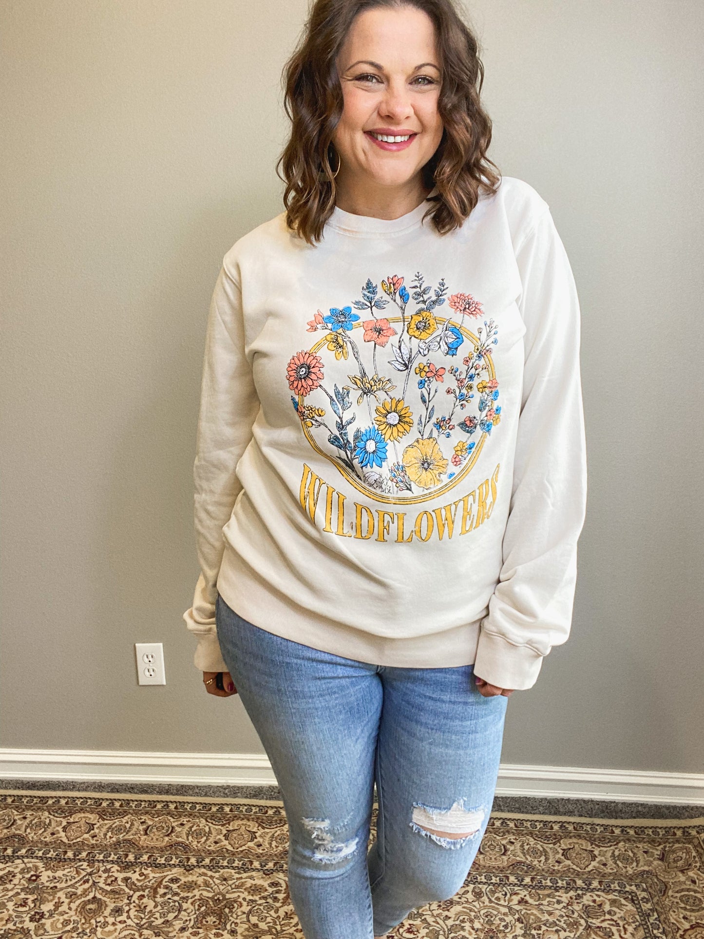Wildflowers French Terry Sweatshirt