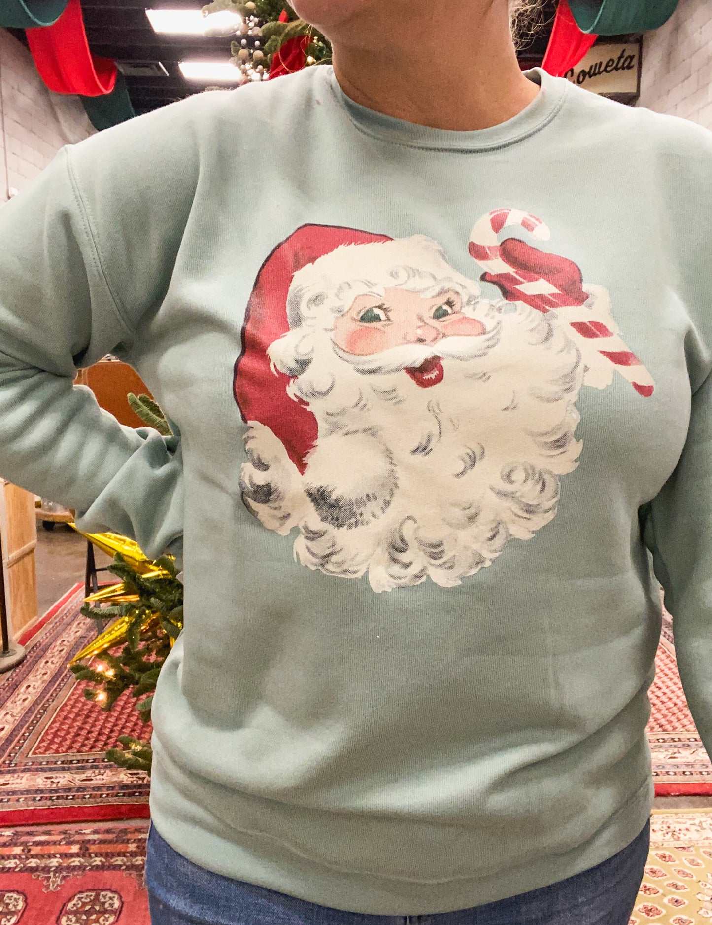 Vintage Santa Sweatshirt