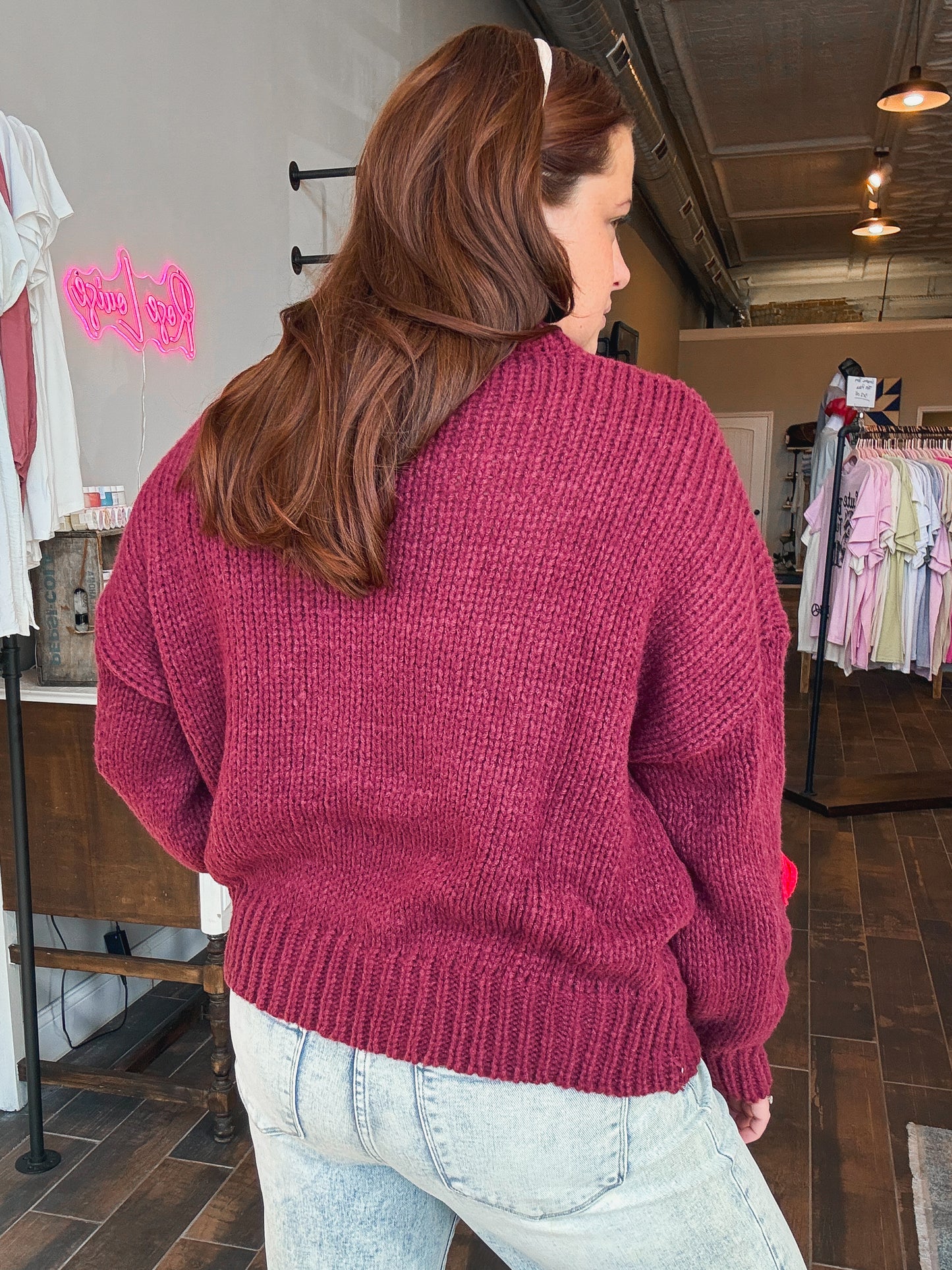 Astoria Chunky Floral Sweater