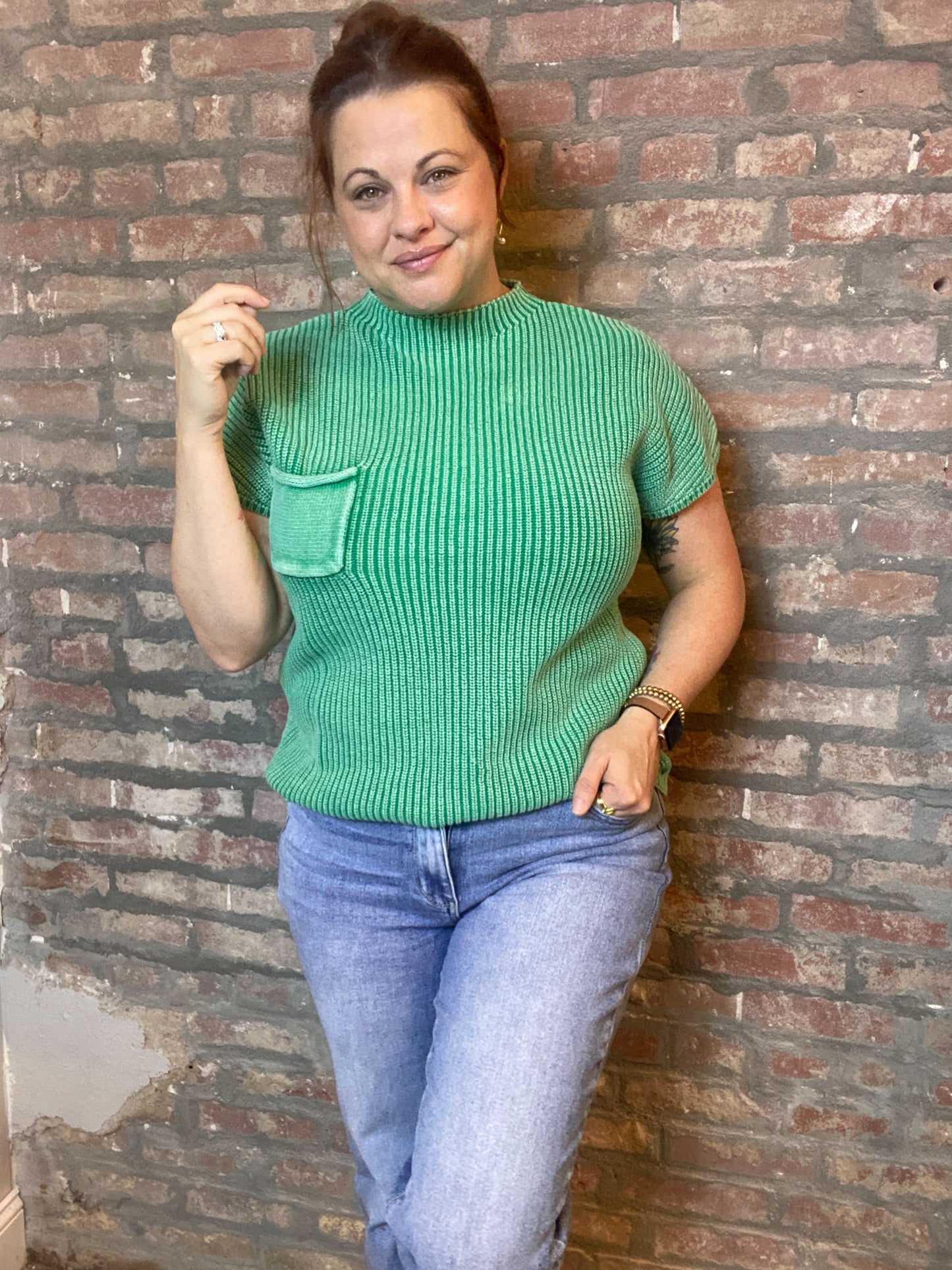 Lucy Mock Neck Sweater