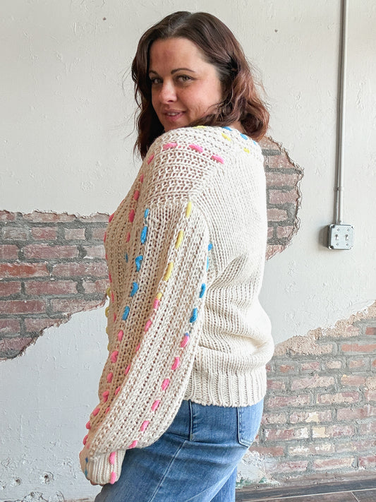 Rainbow Thread Sweater