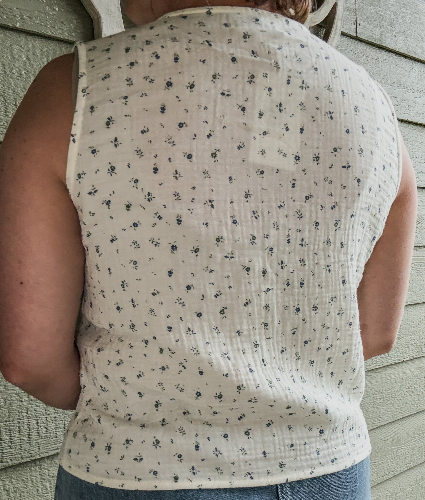 Sunny Meadow Top in Ivory