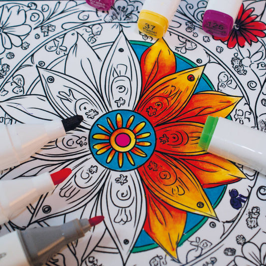 Dual Tip Markers Set, Neon Colors