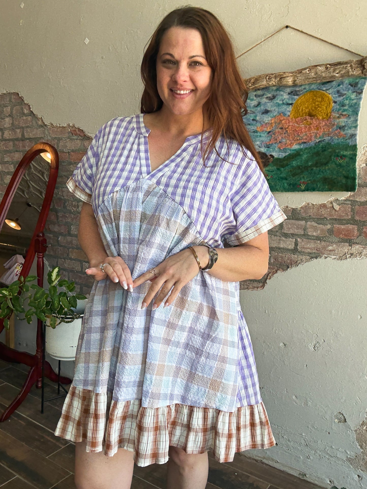 Checkmate Mini Dress