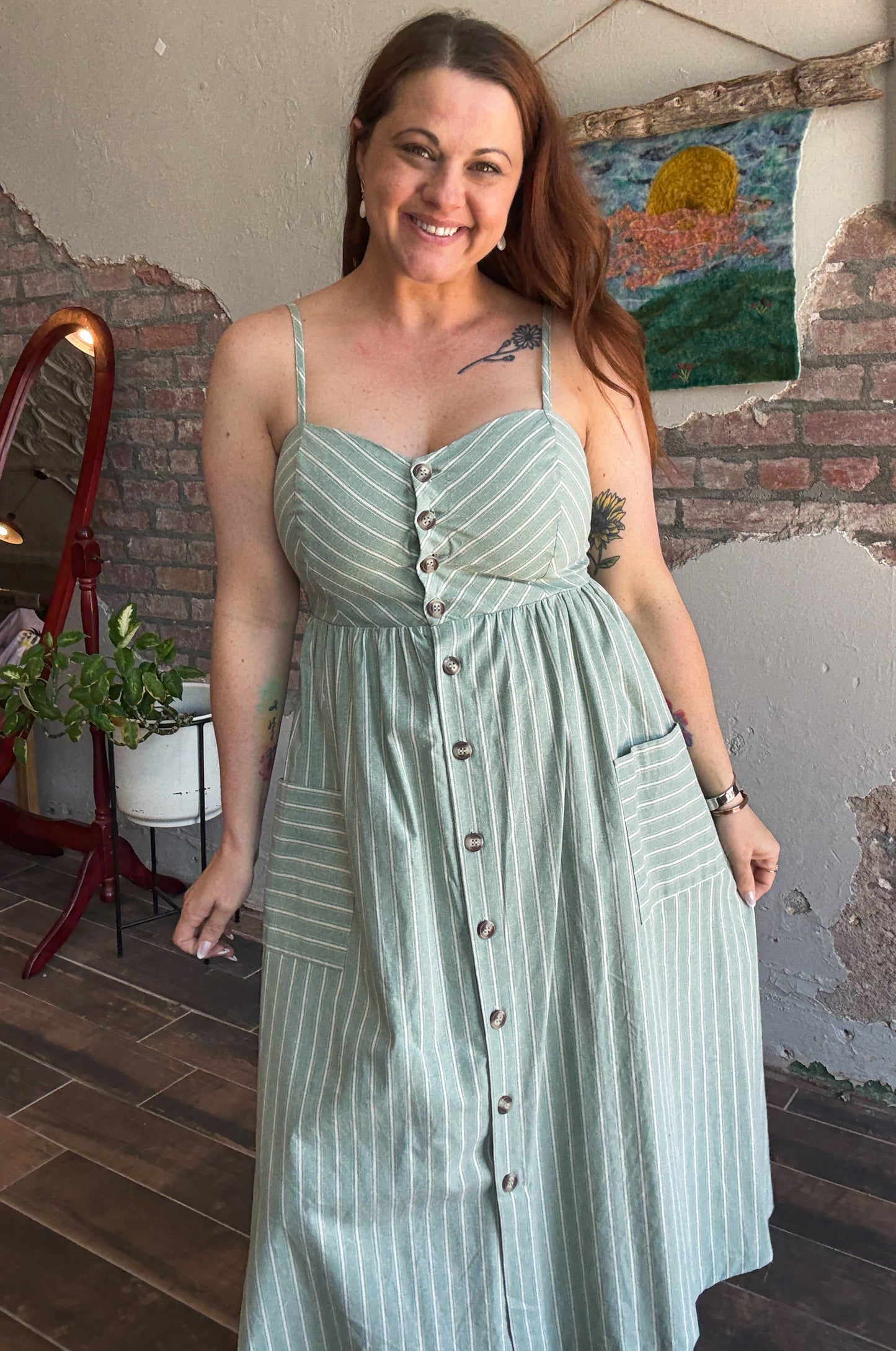 Seaside Stroll Striped Dress