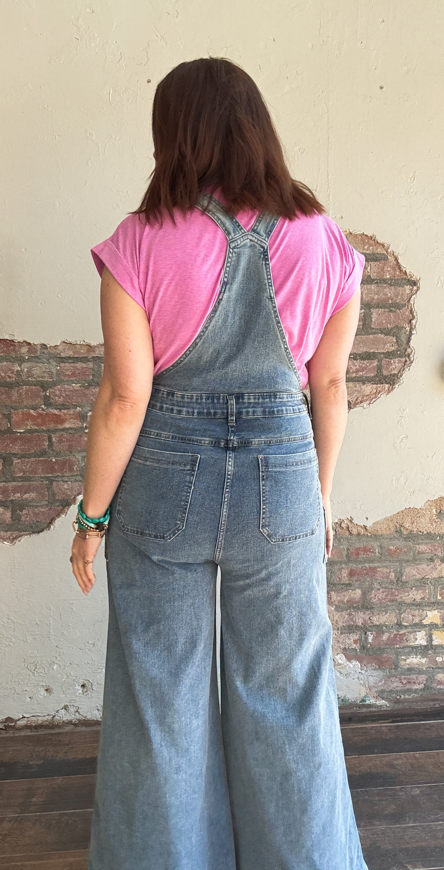 The Free Flow Denim Overalls