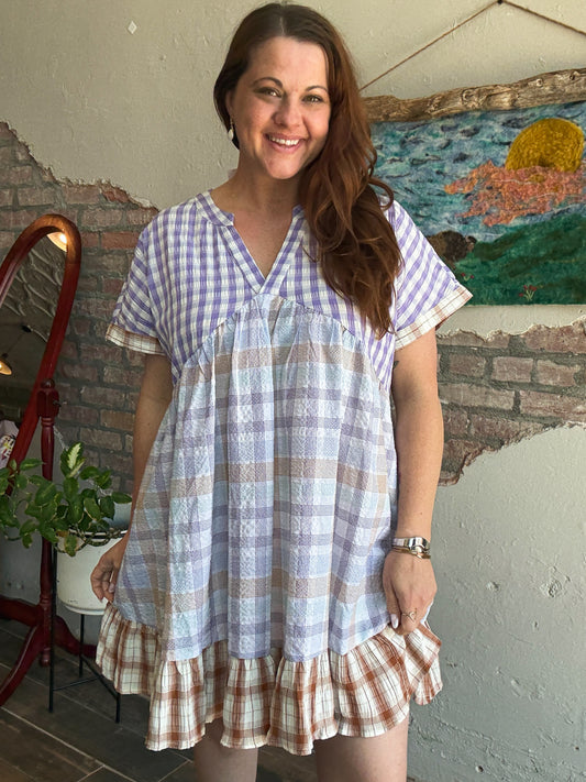 Checkmate Mini Dress