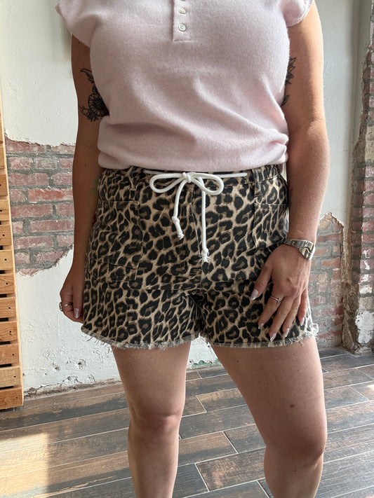 Wild Thing Leopard Shorts