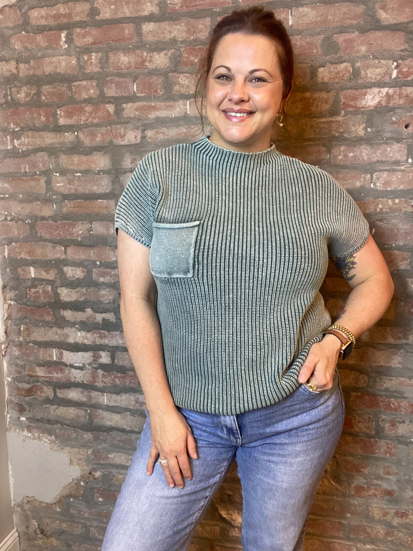 Lucy Mock Neck Sweater