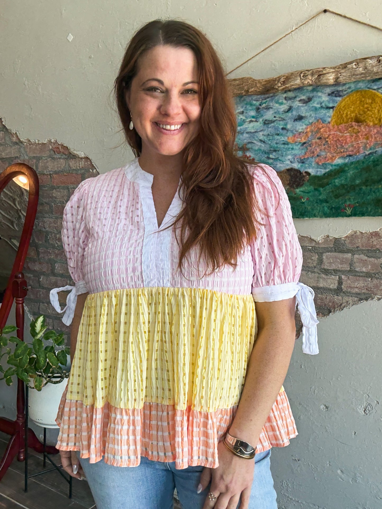 Blushing Sunrise Top