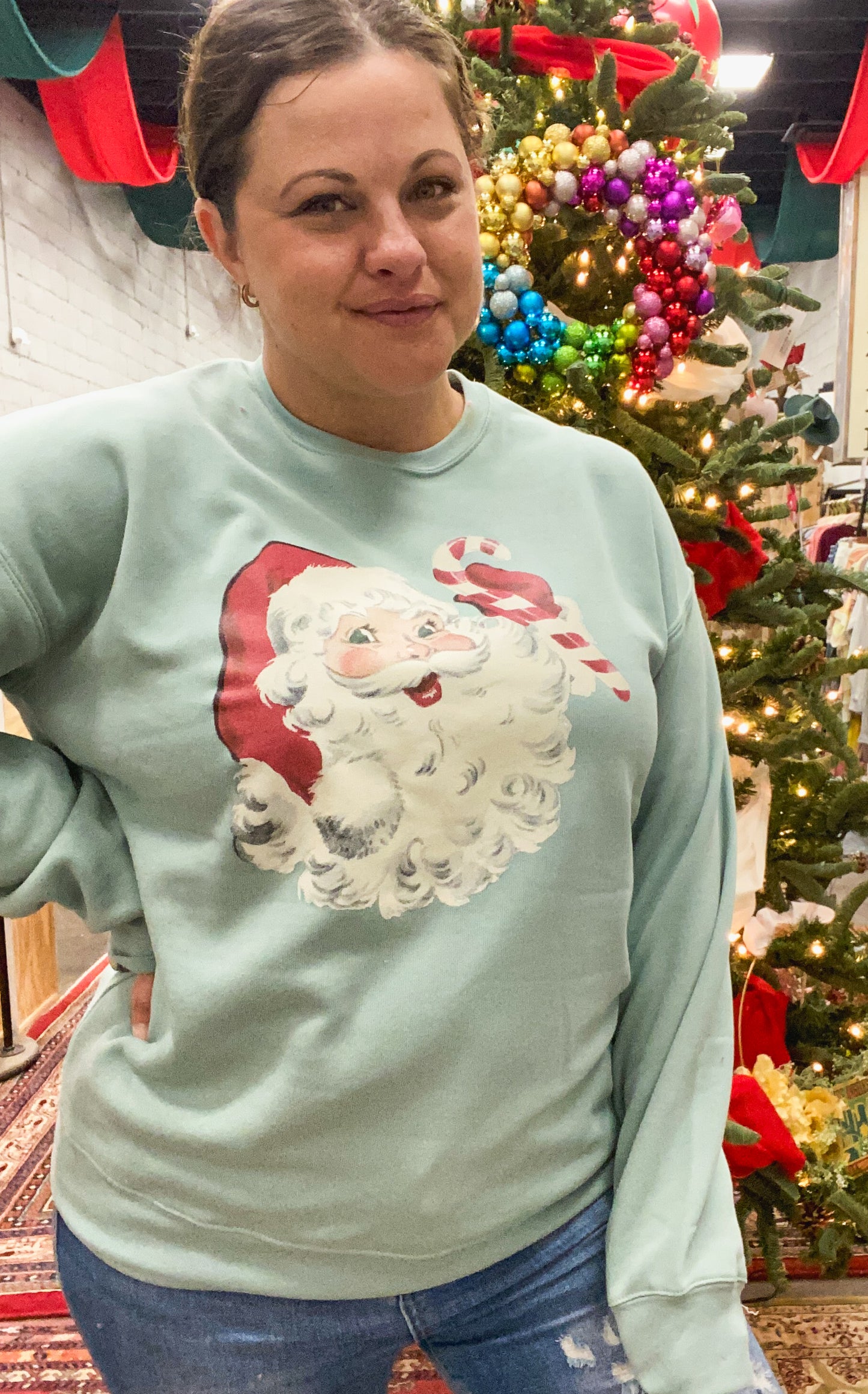 Vintage Santa Sweatshirt