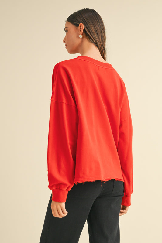 Christmas Tree Patch Pullover