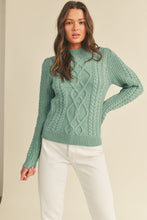 Load image into Gallery viewer, Rosemary Cable Knit Sweater
