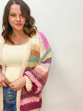 Load image into Gallery viewer, Rainbow Knit Cardigan
