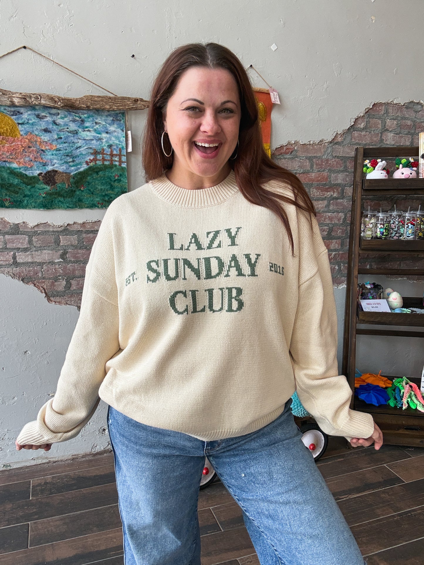 Lazy Sunday Club Sweater