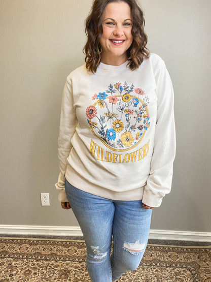 Wildflowers French Terry Sweatshirt