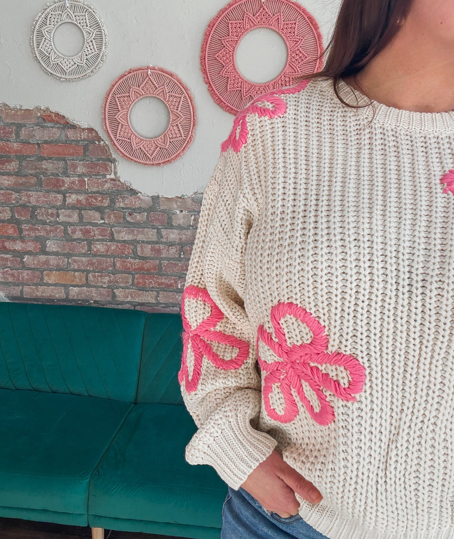 Bursting Blooms Sweater