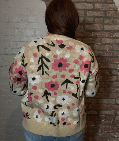Blush Meadow Cardigan