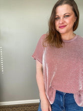 Load image into Gallery viewer, Ella Rib Knit Top (Rust)
