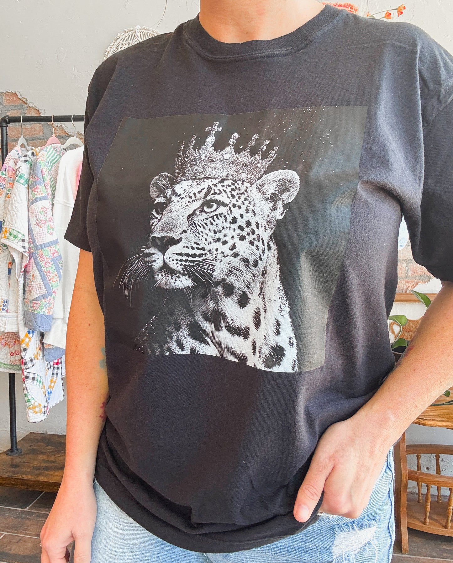 Leopard Queen Tee