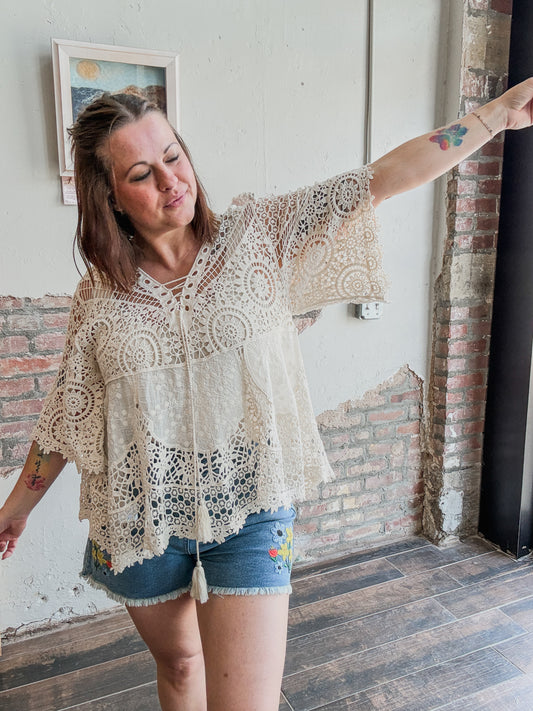 Desert Moon Crochet Top