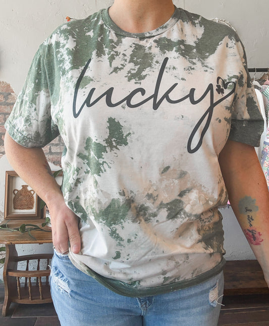 Bleached Lucky Tee