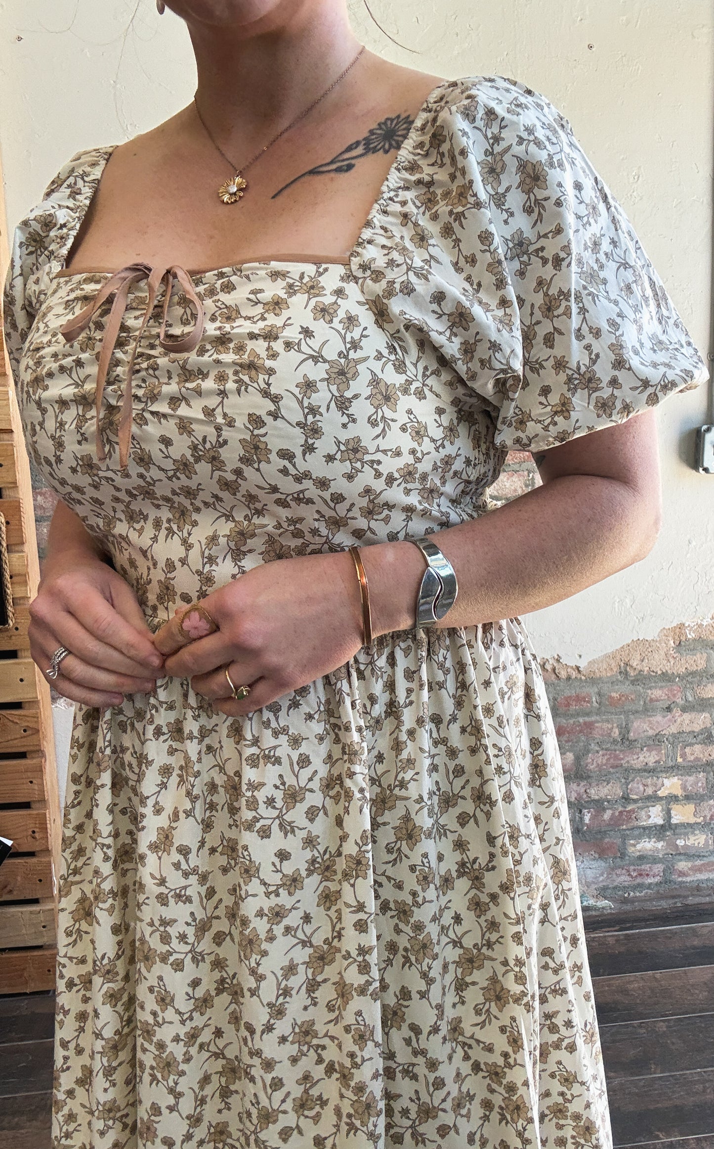 Pretty in Petals Midi Dress