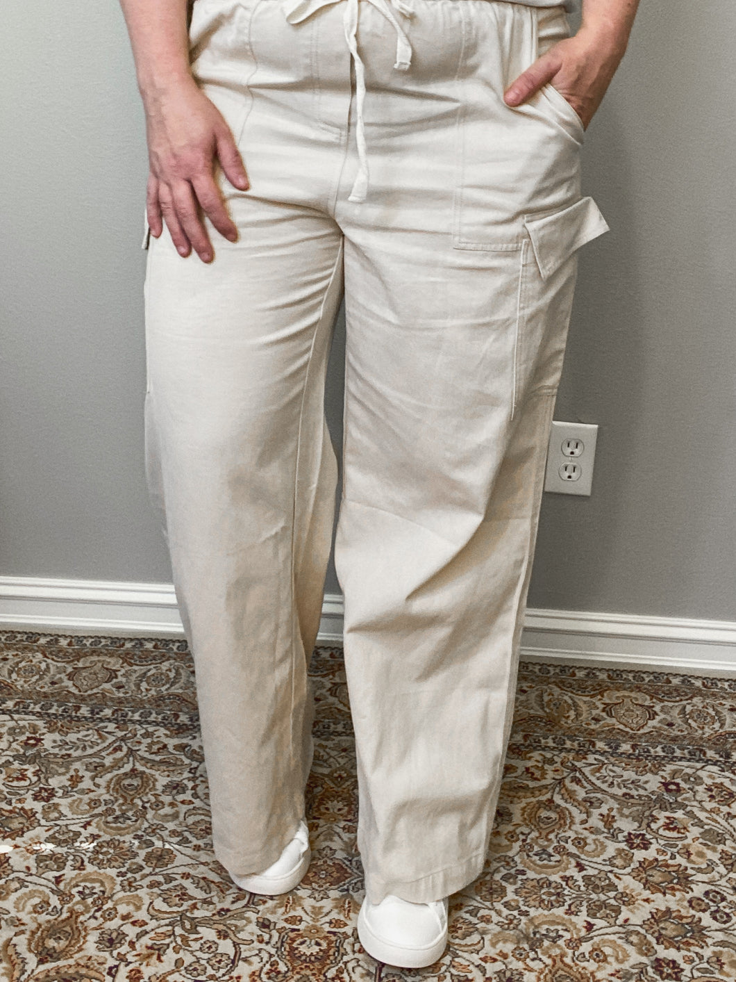 Portland Cargo Pants in Natural