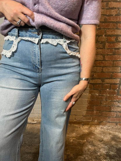 Ivy Lace Denim Jeans