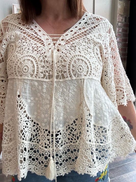 Desert Moon Crochet Top