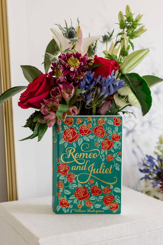 Large Book Vase, Romeo and Juliet