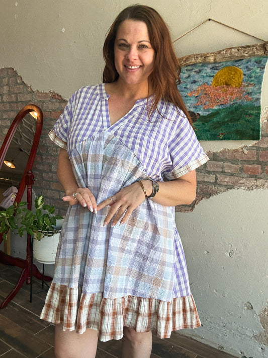 Checkmate Mini Dress