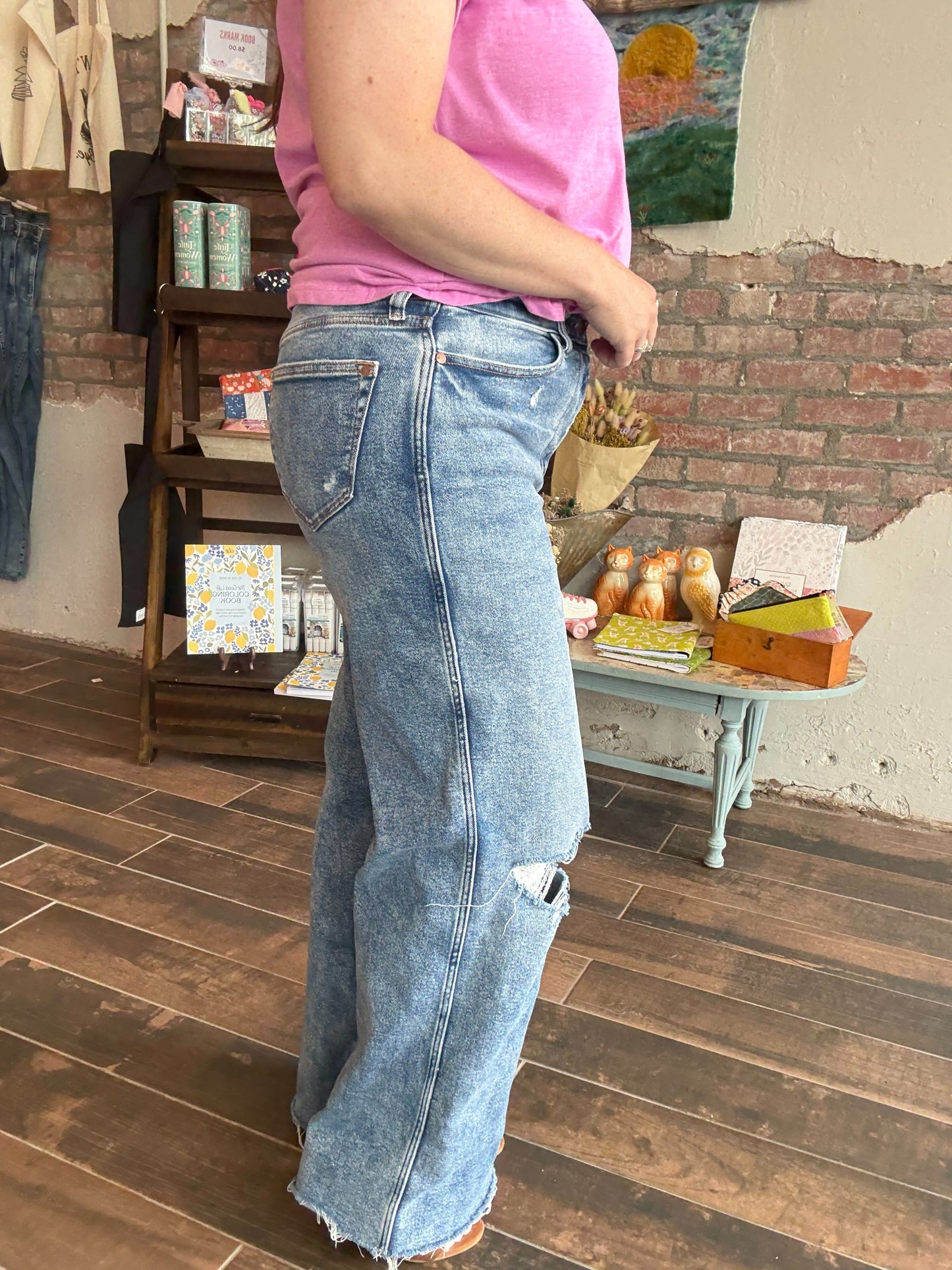 Vintage Wash Wide Leg - Judy Blue