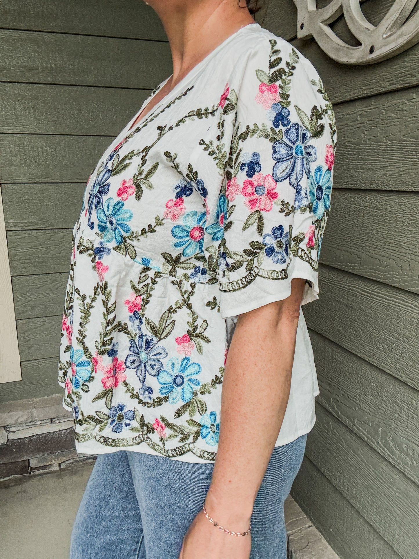 Painted Wildflower Top