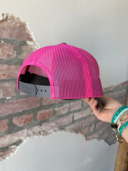 Granny Square Trucker Hat in Tie-Dye