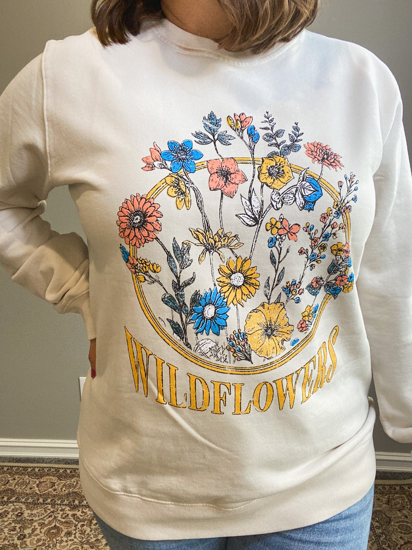 Wildflowers French Terry Sweatshirt