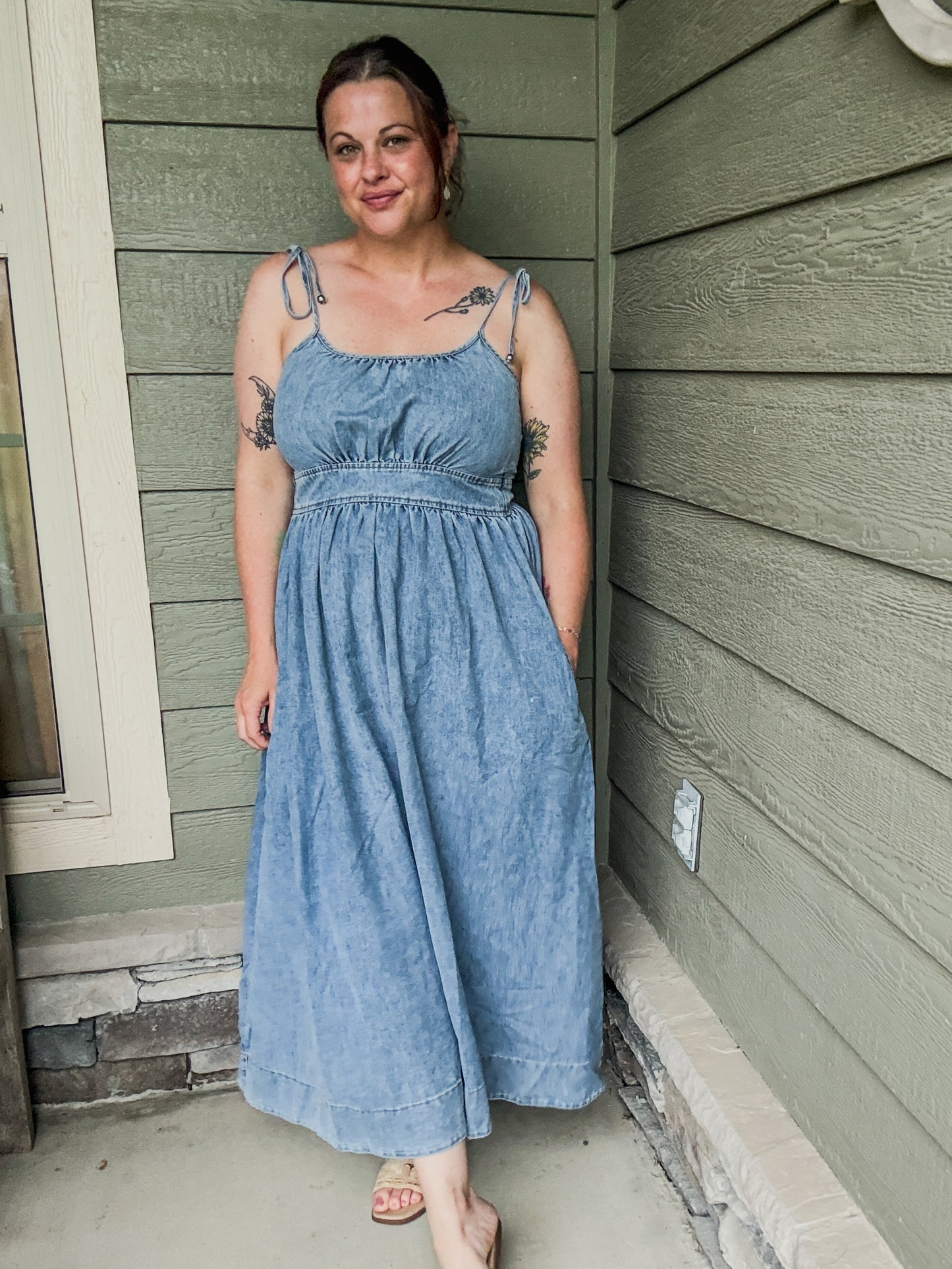Juneberry Denim Dress