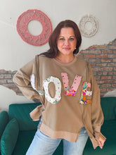 Load image into Gallery viewer, All Love Patchwork Pullover
