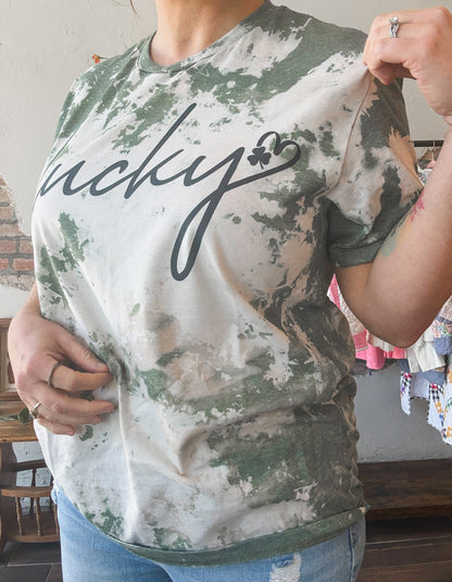 Bleached Lucky Tee