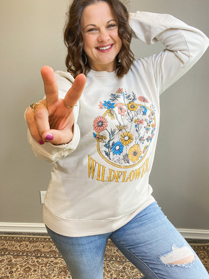 Wildflowers French Terry Sweatshirt