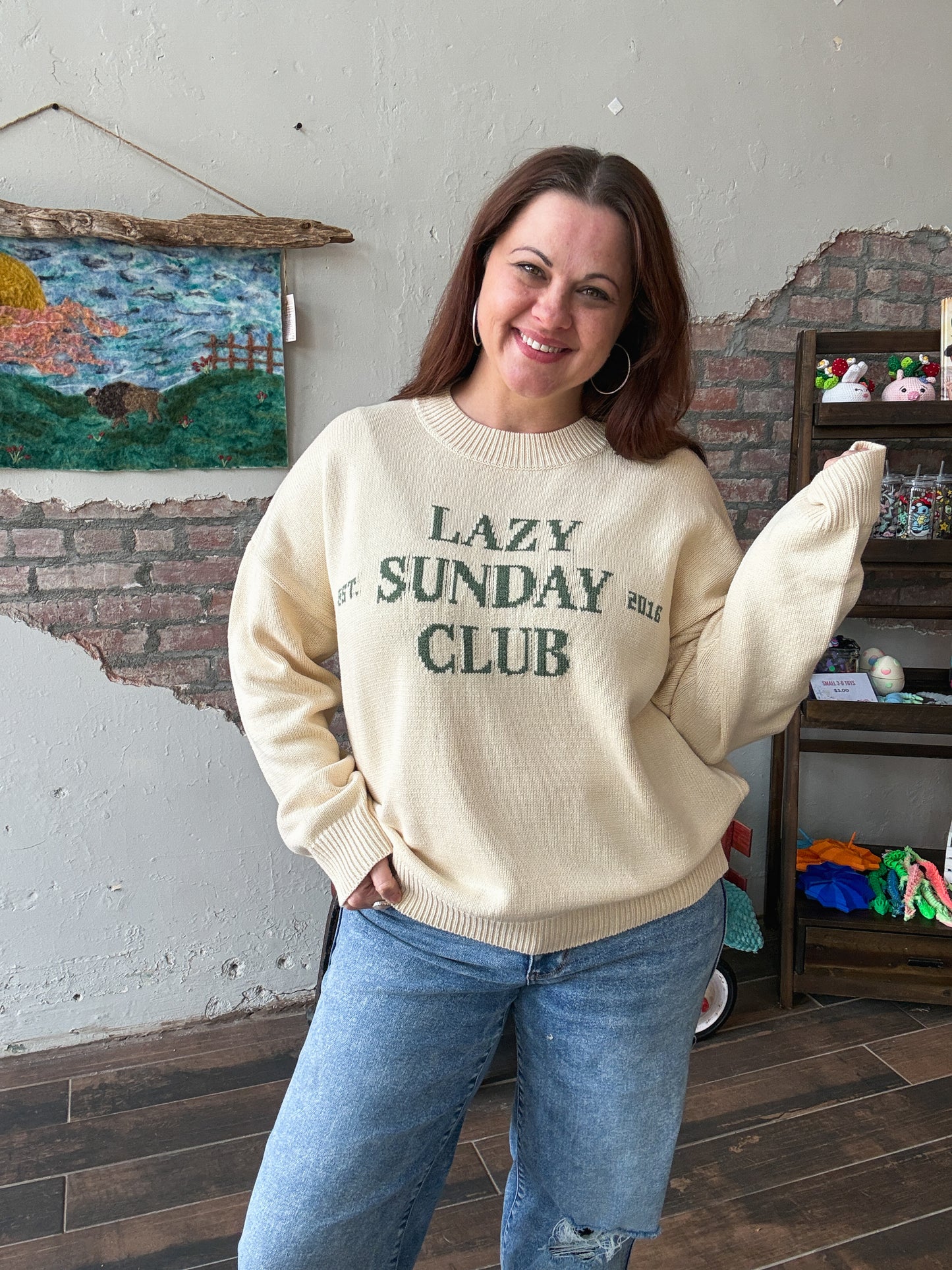 Lazy Sunday Club Sweater