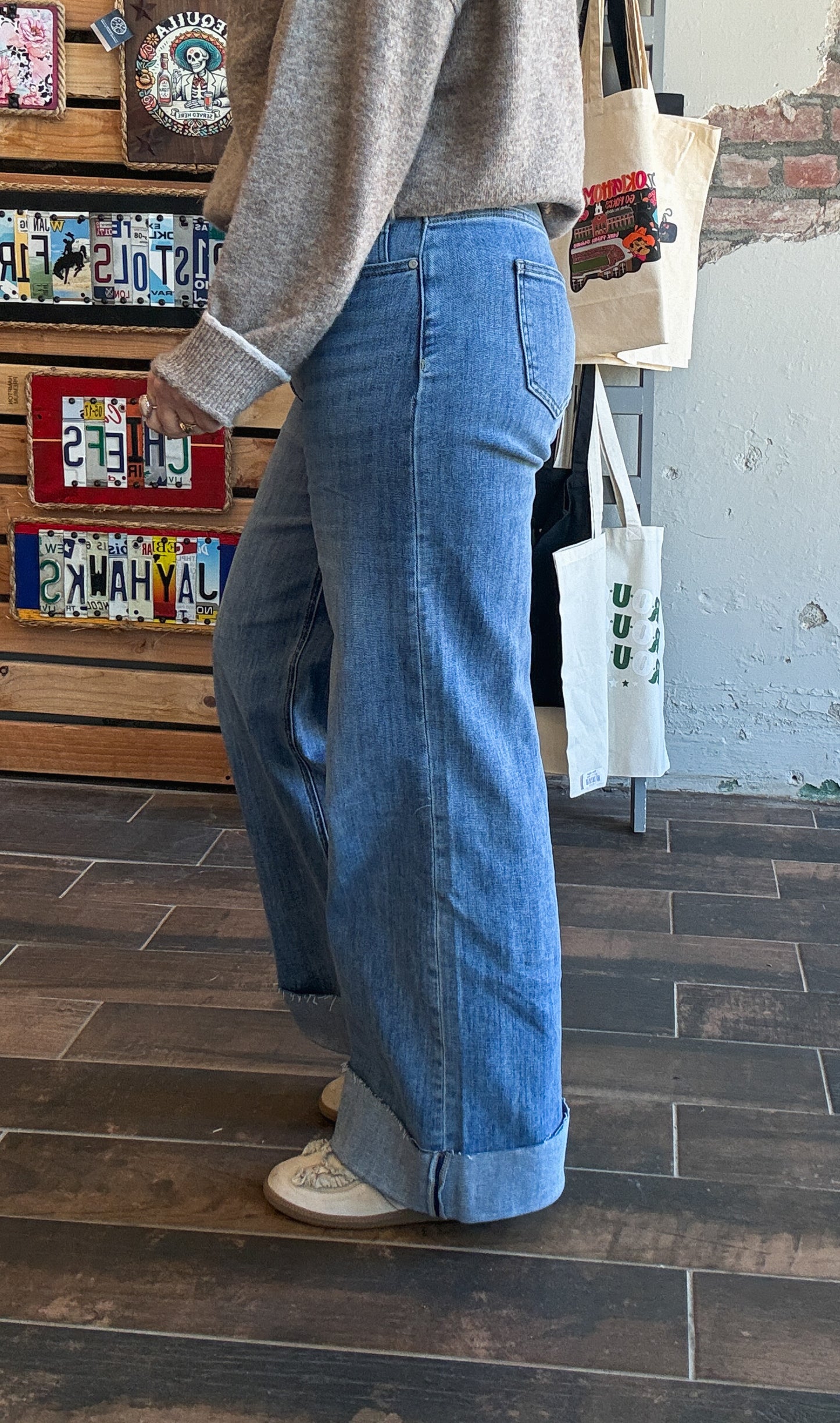 High Rise 90's Straight Jeans