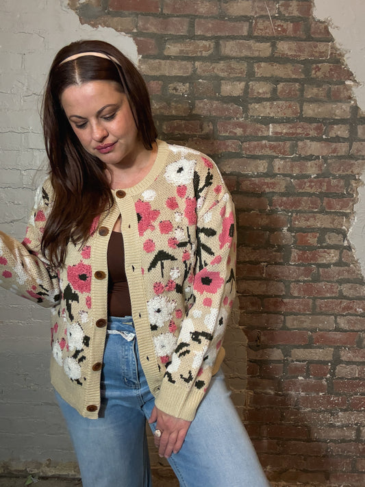 Blush Meadow Cardigan