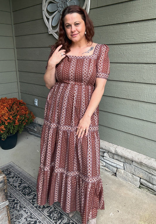 Vintage Fields Maxi Dress
