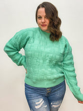 Load image into Gallery viewer, Livy Knit Sweater (Rosemary Green)
