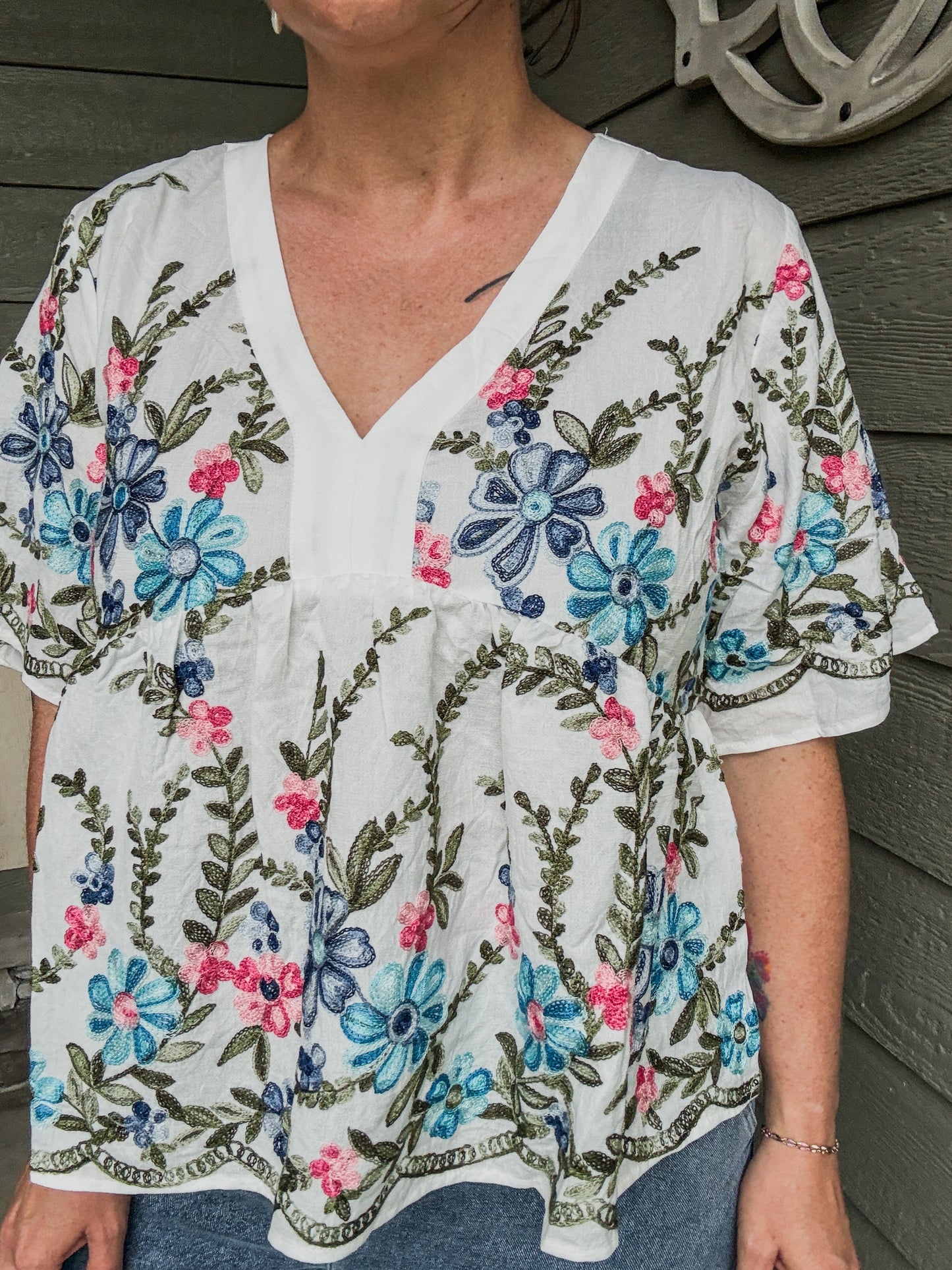 Painted Wildflower Top
