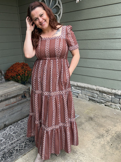 Vintage Fields Maxi Dress