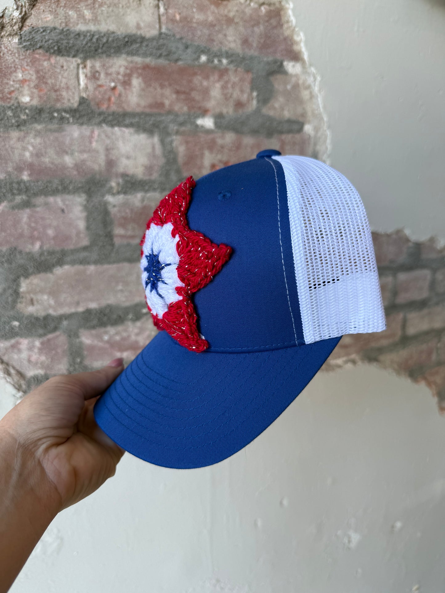 Patriot Bloom Trucker Hat
