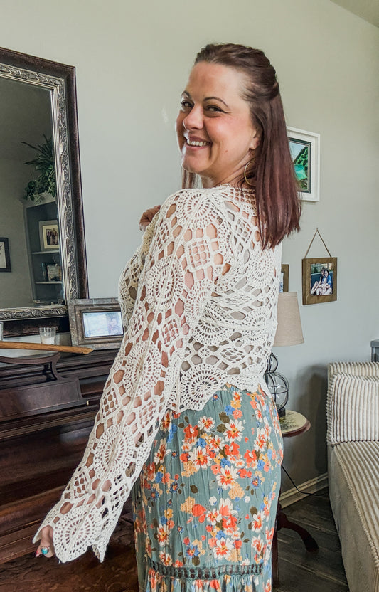 Earth & Sky Crochet Top