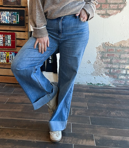 High Rise 90's Straight Jeans